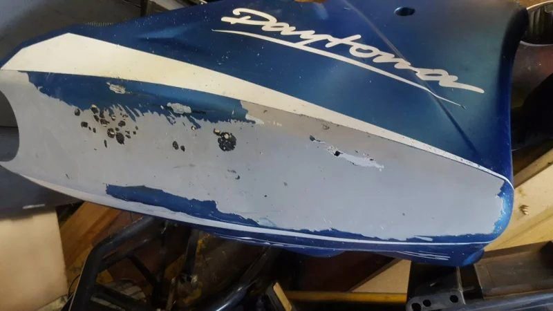Original base coat peeling